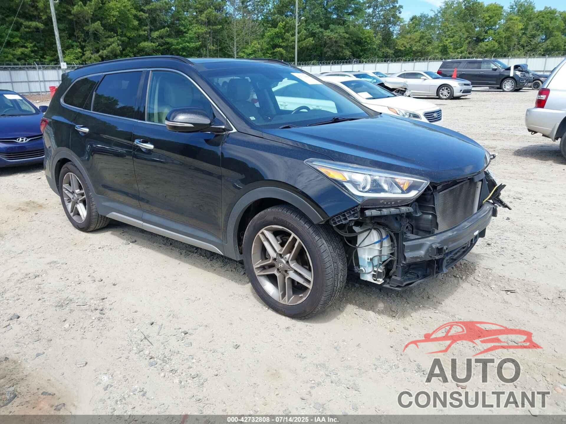 HYUNDAI SANTA FE 2017 - KM8SR4HF6HU172614