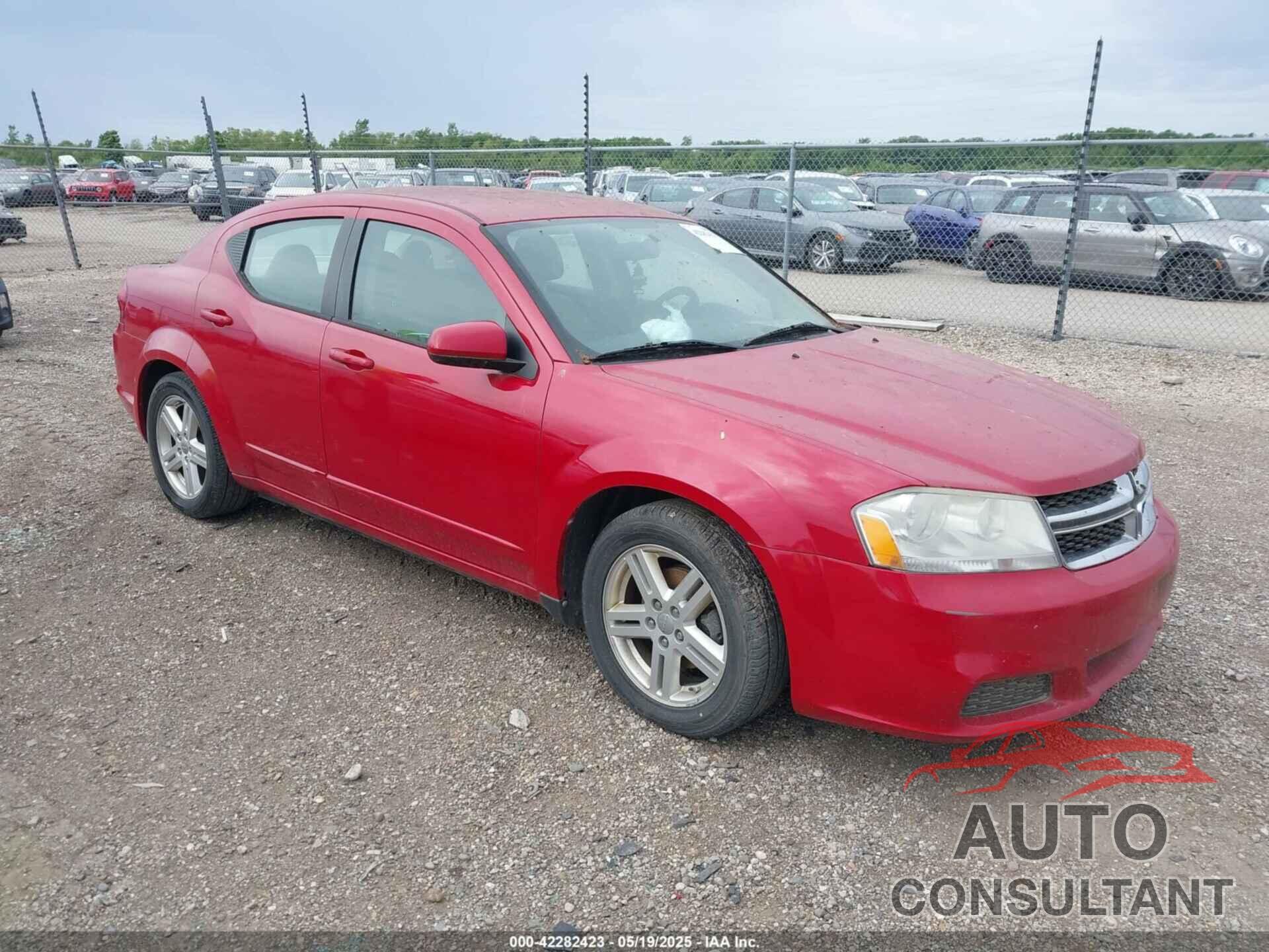 DODGE AVENGER 2012 - 1C3CDZCBXCN156478