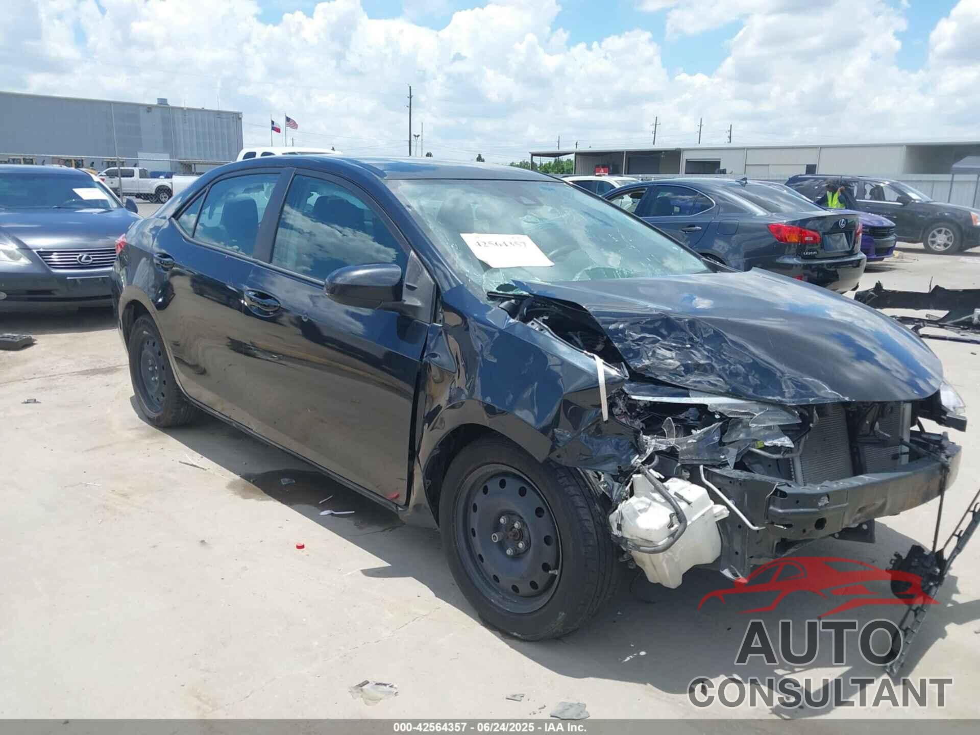 TOYOTA COROLLA 2019 - 2T1BURHE2KC216037