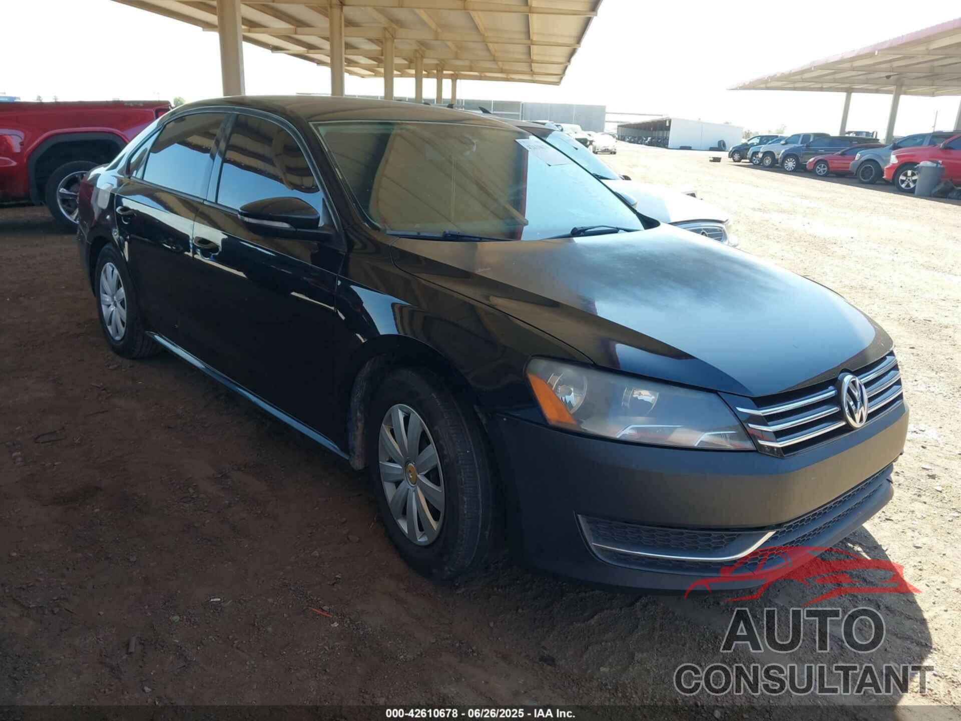 VOLKSWAGEN PASSAT 2012 - 1VWAP7A30CC024560