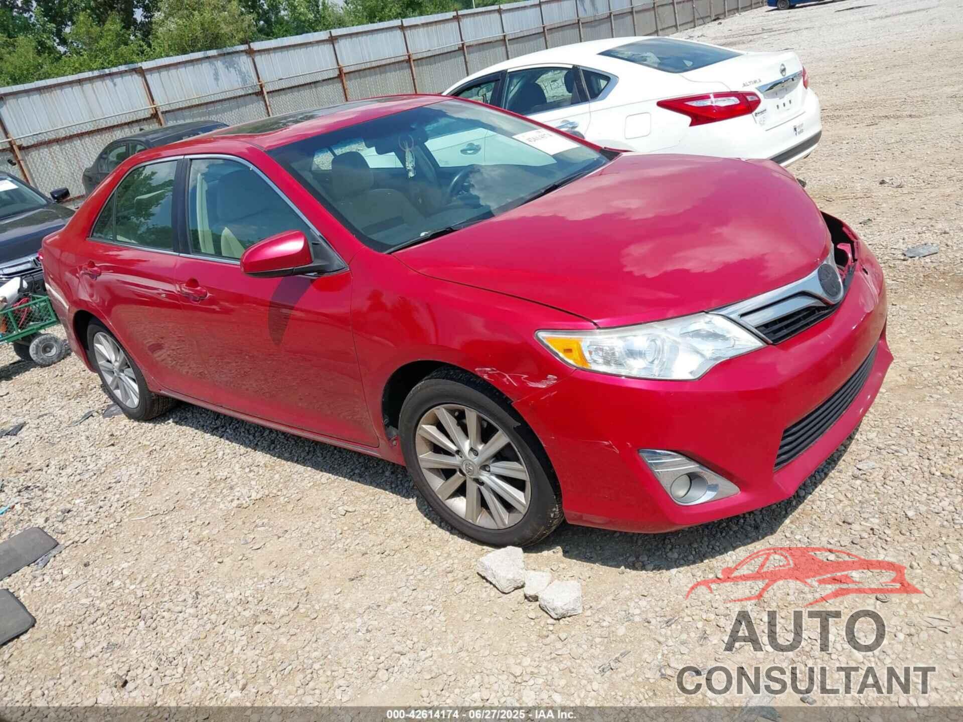 TOYOTA CAMRY 2012 - 4T4BF1FK4CR193239