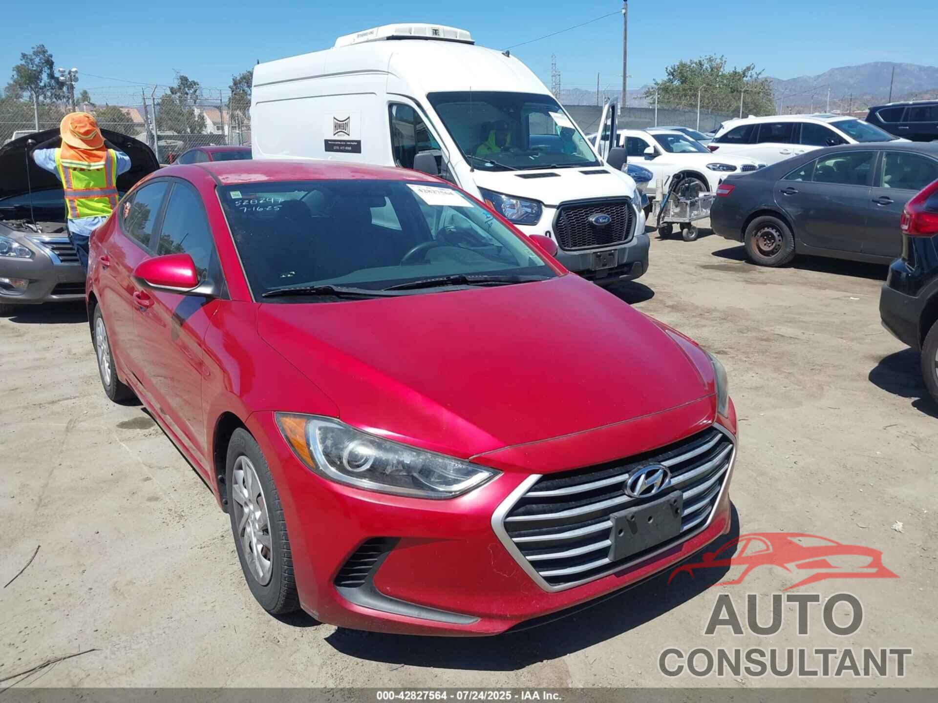 HYUNDAI ELANTRA 2017 - 5NPD74LF5HH085310