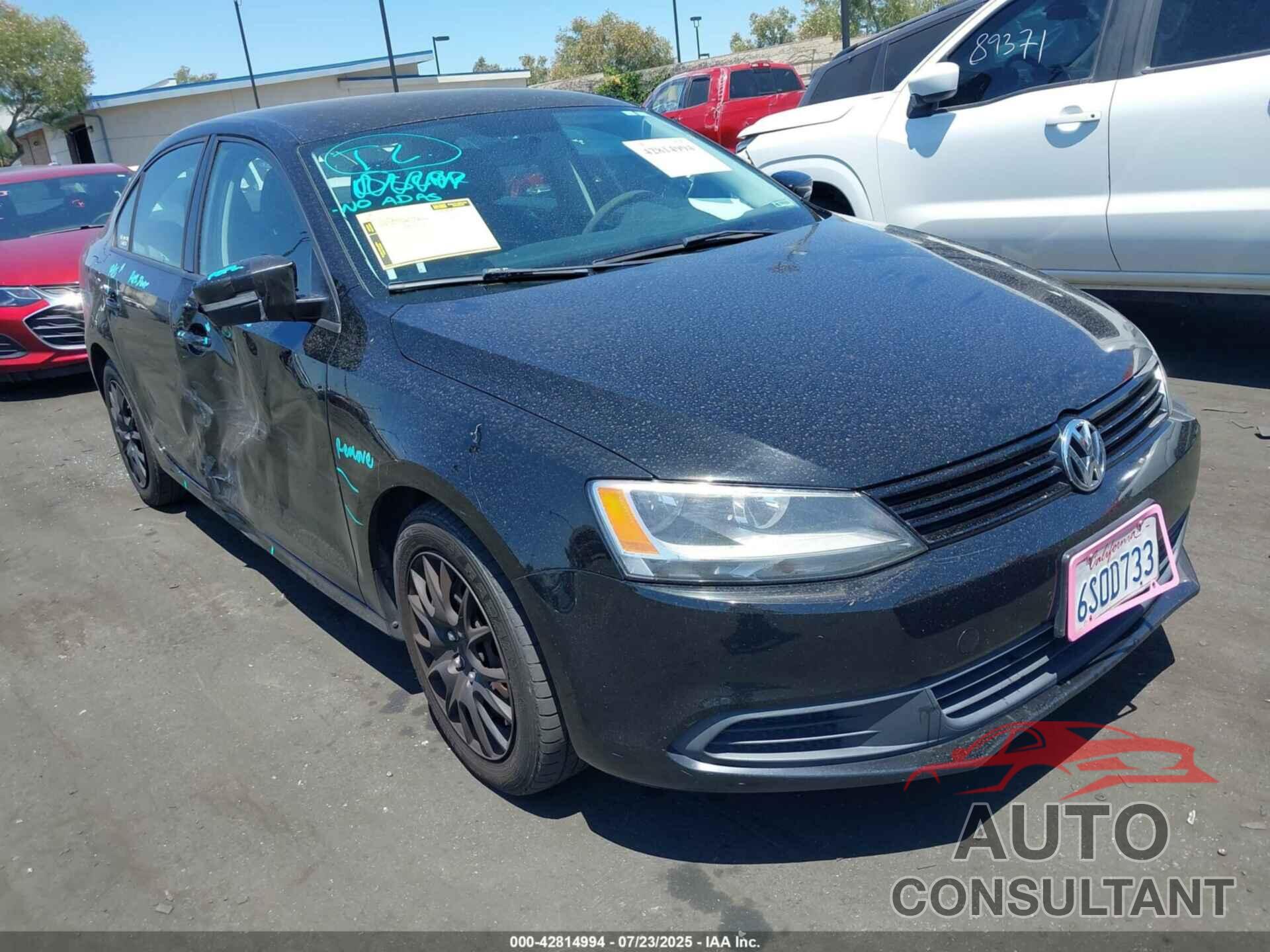 VOLKSWAGEN JETTA 2011 - 3VWDZ7AJ3BM113364