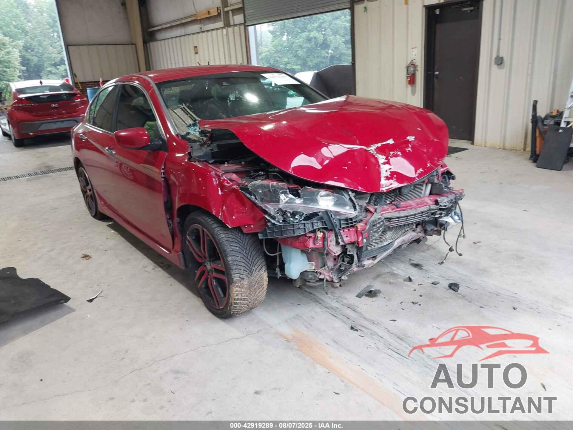 HONDA ACCORD 2016 - 1HGCR2F68GA099196