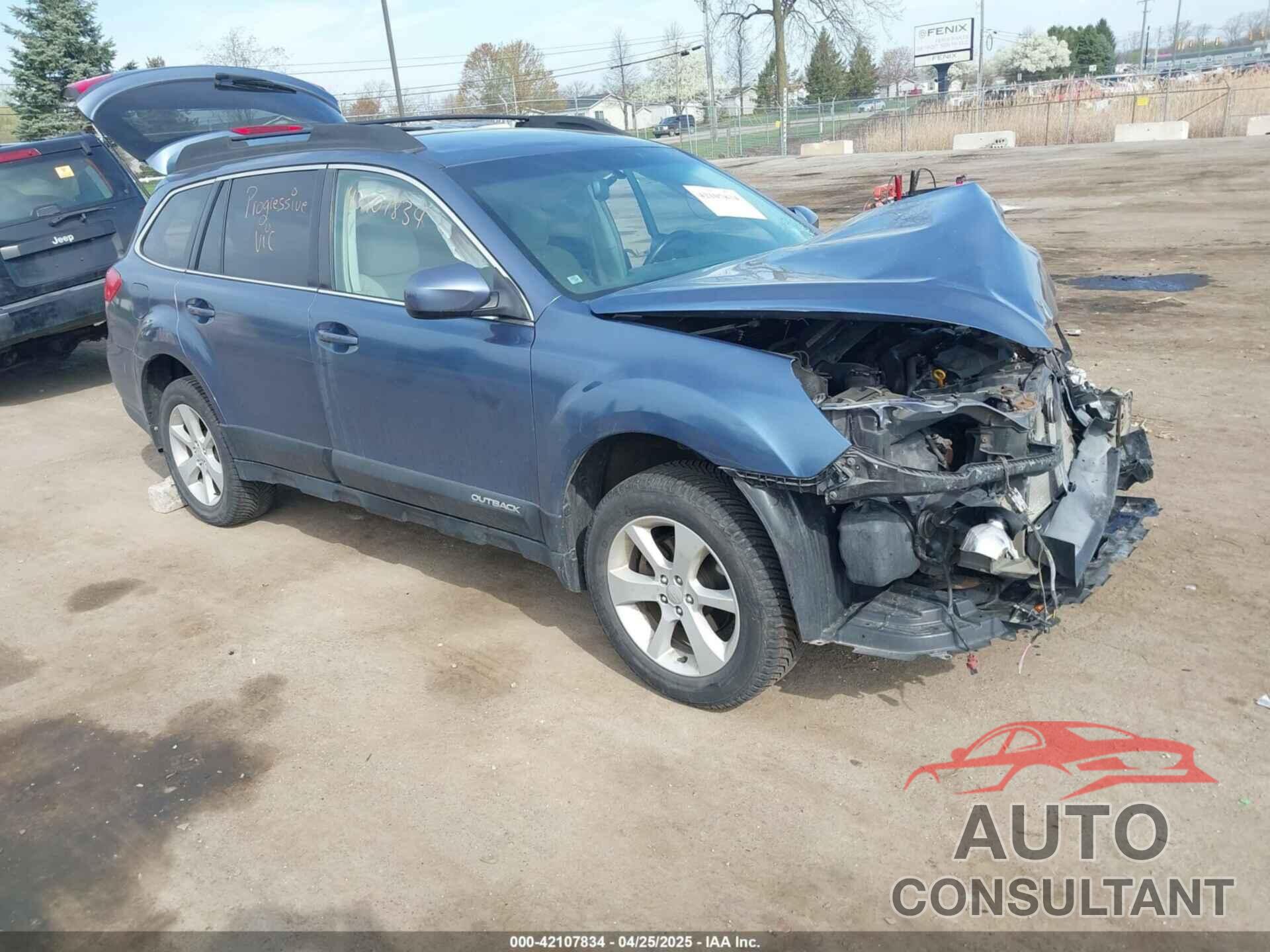 SUBARU OUTBACK 2014 - 4S4BRCCC3E3226184