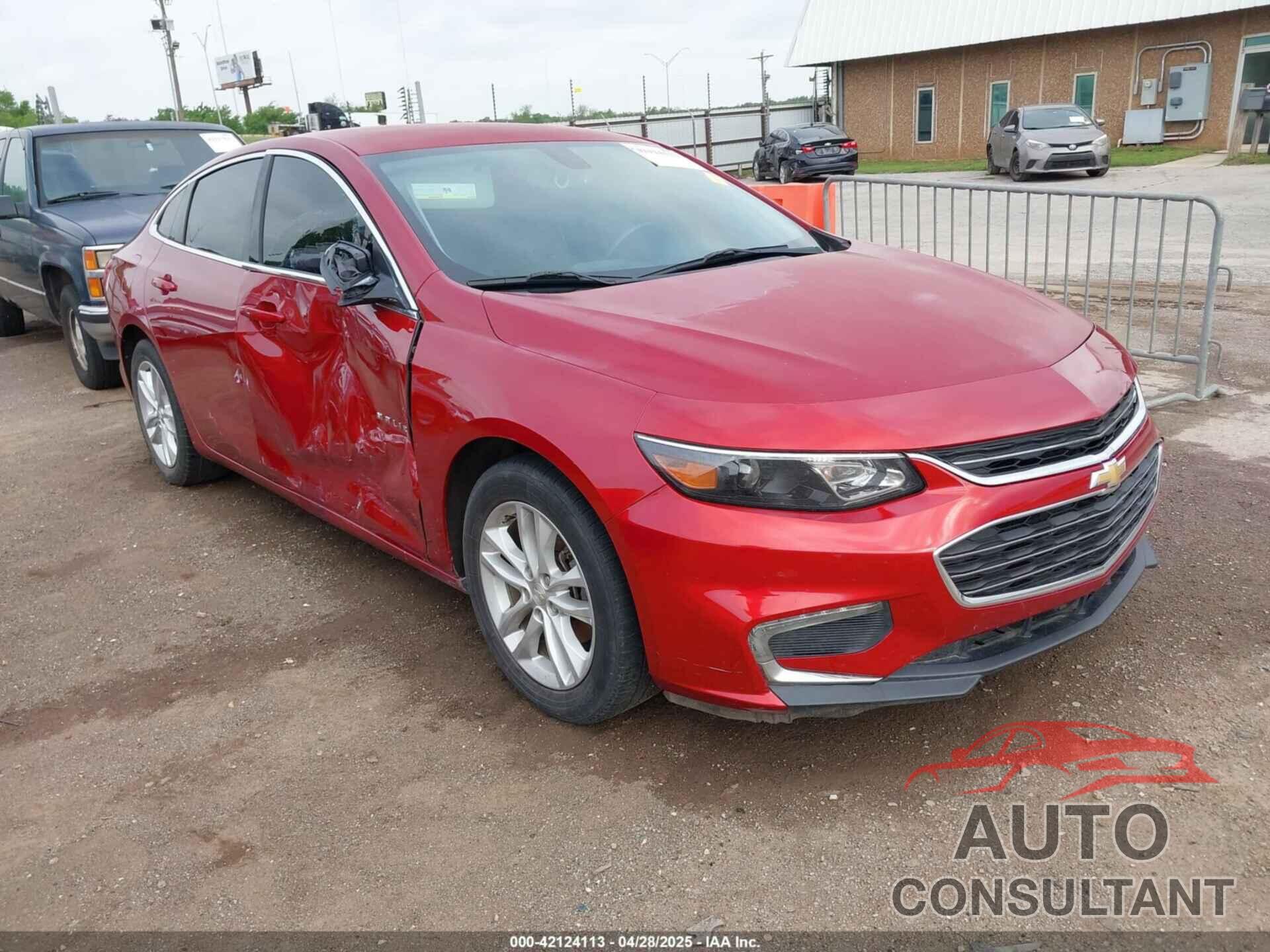 CHEVROLET MALIBU 2016 - 1G1ZE5ST8GF326853