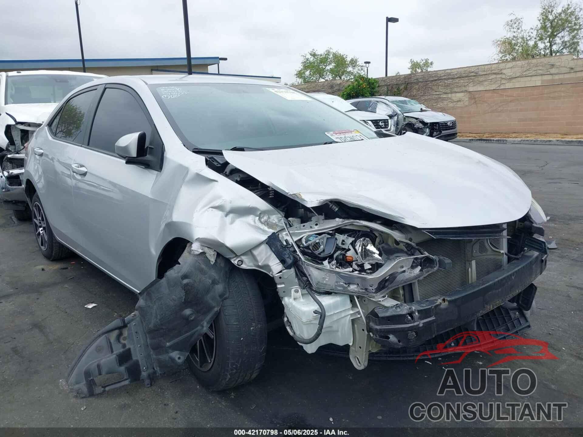 TOYOTA COROLLA 2016 - 5YFBURHE0GP406538