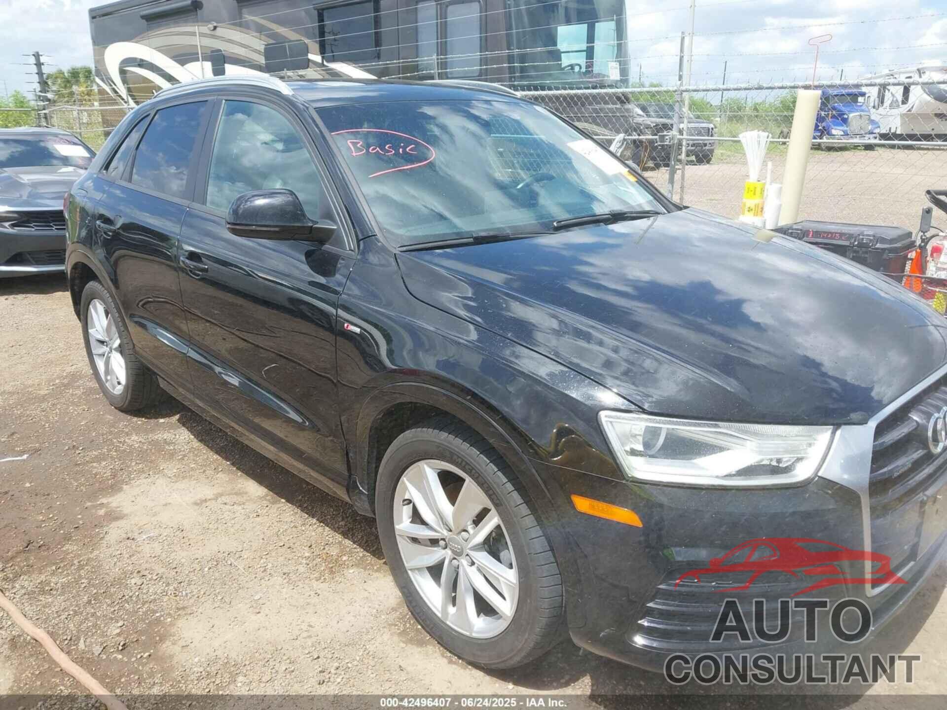AUDI Q3 2018 - WA1ECCFS0JR016990