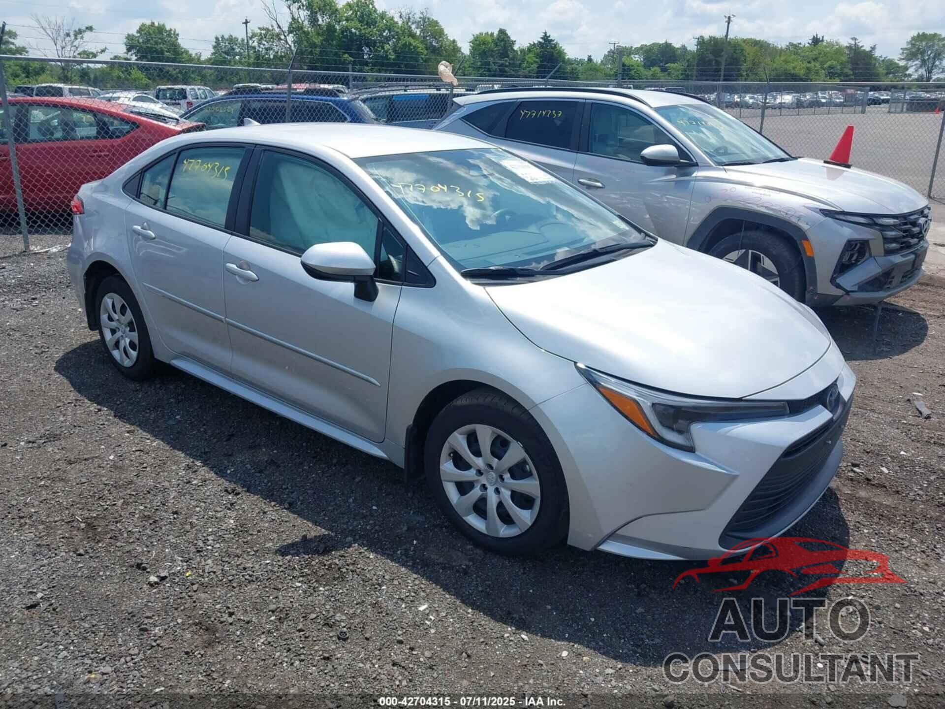 TOYOTA COROLLA 2025 - JTDBCMFE9S3069703