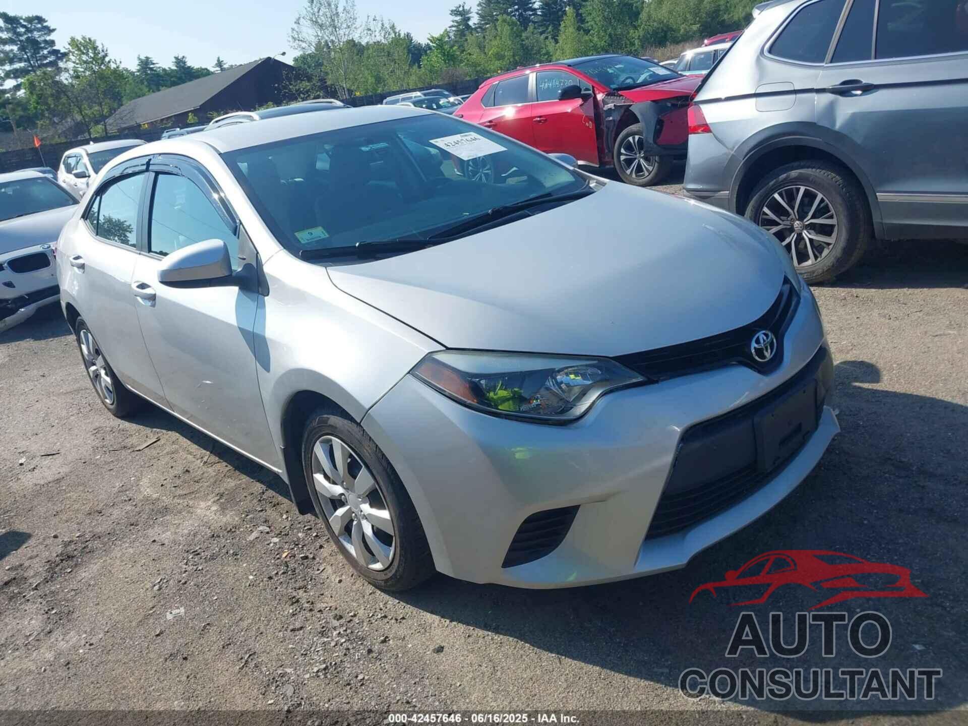 TOYOTA COROLLA 2014 - 2T1BURHE6EC219673