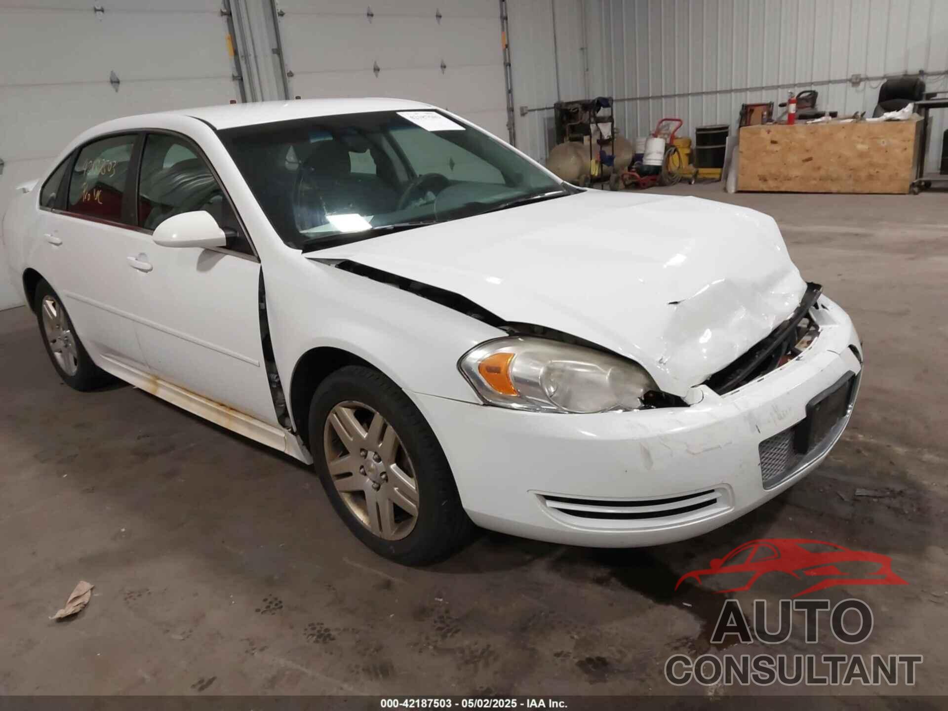 CHEVROLET IMPALA 2012 - 2G1WG5E39C1117924