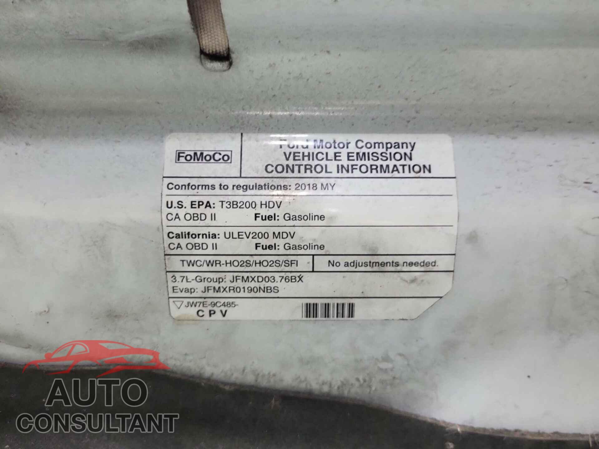 FORD TRANSIT 2018 - 1FTYE1CM2JKB28142