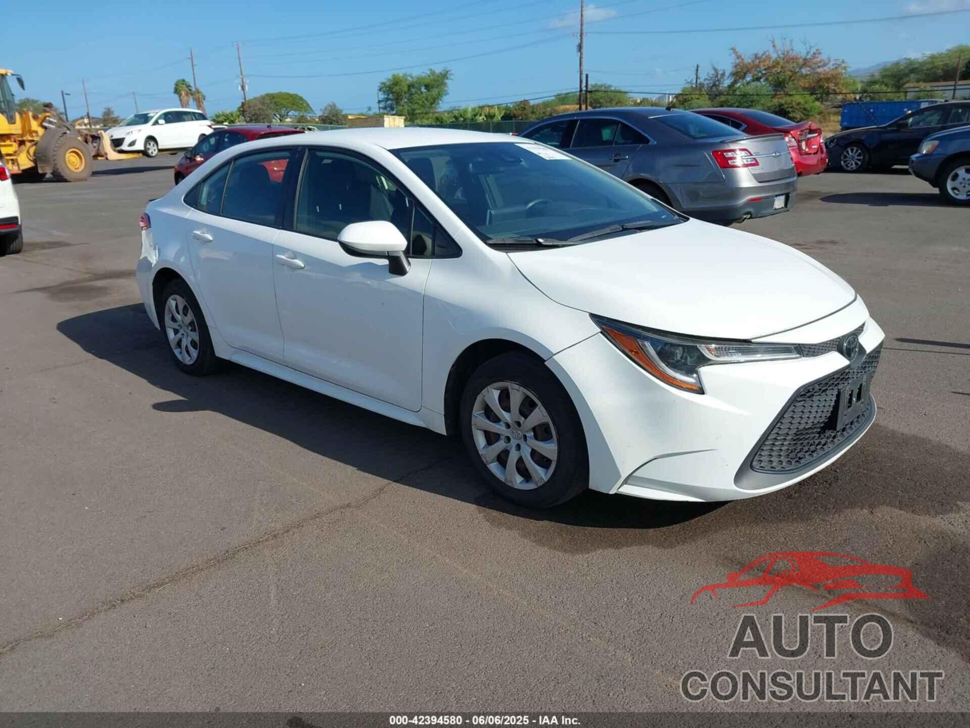 TOYOTA COROLLA 2020 - JTDEPRAE9LJ078338