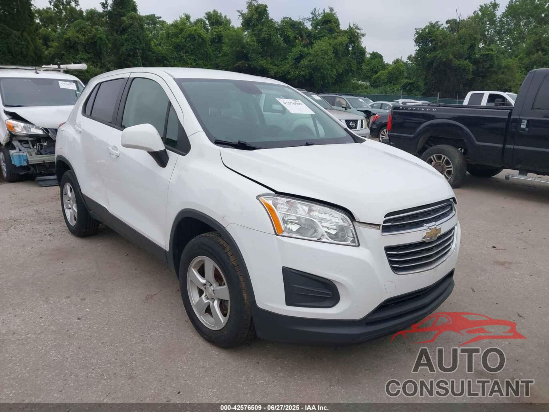 CHEVROLET TRAX 2016 - 3GNCJNSB9GL141255