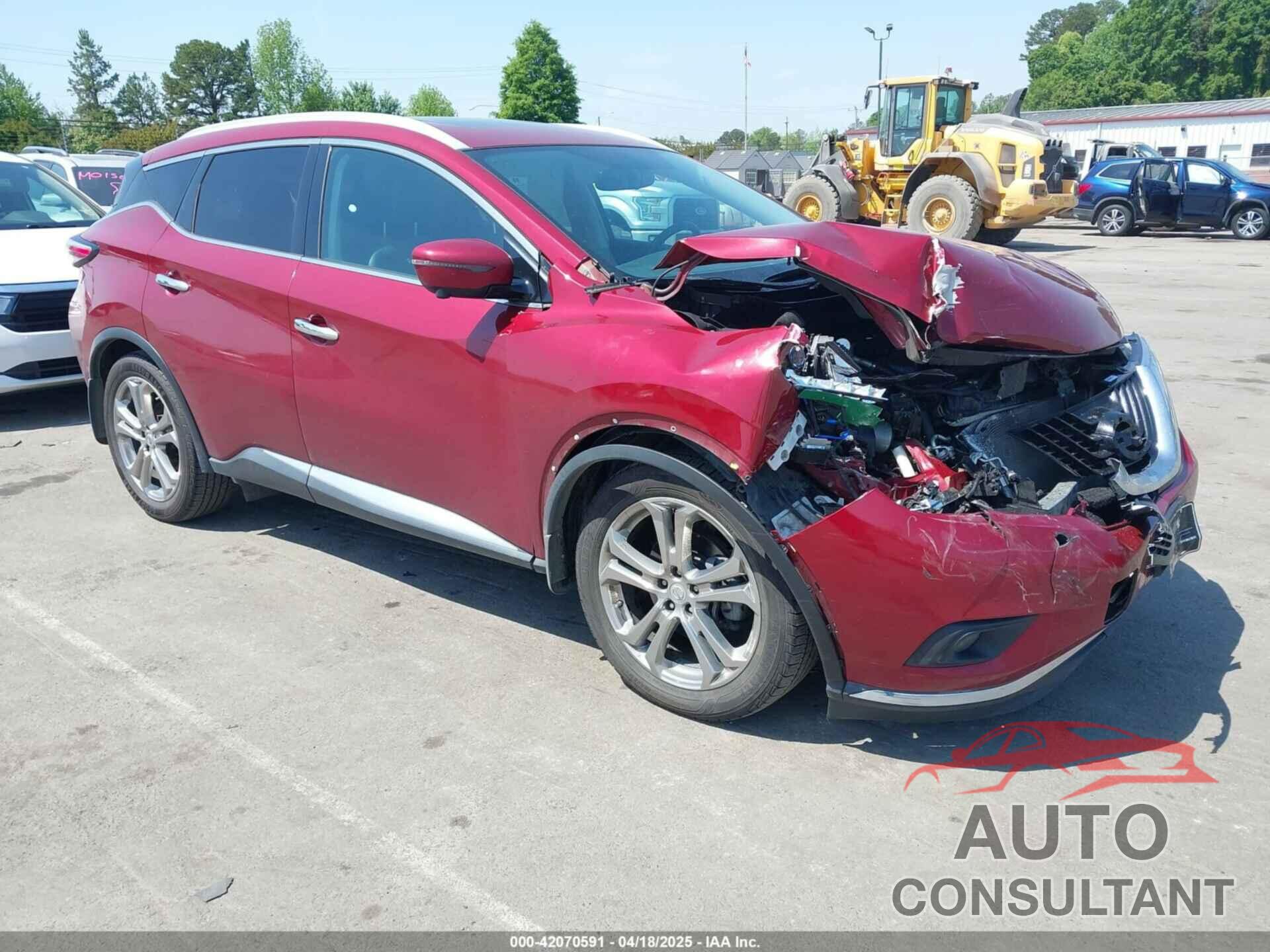 NISSAN MURANO 2018 - 5N1AZ2MHXJN141566