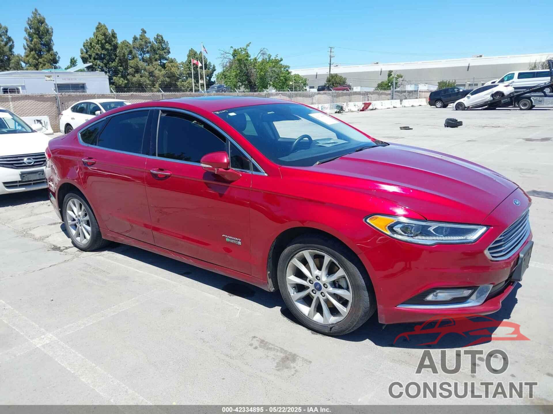 FORD FUSION ENERGI 2017 - 3FA6P0SUXHR380486