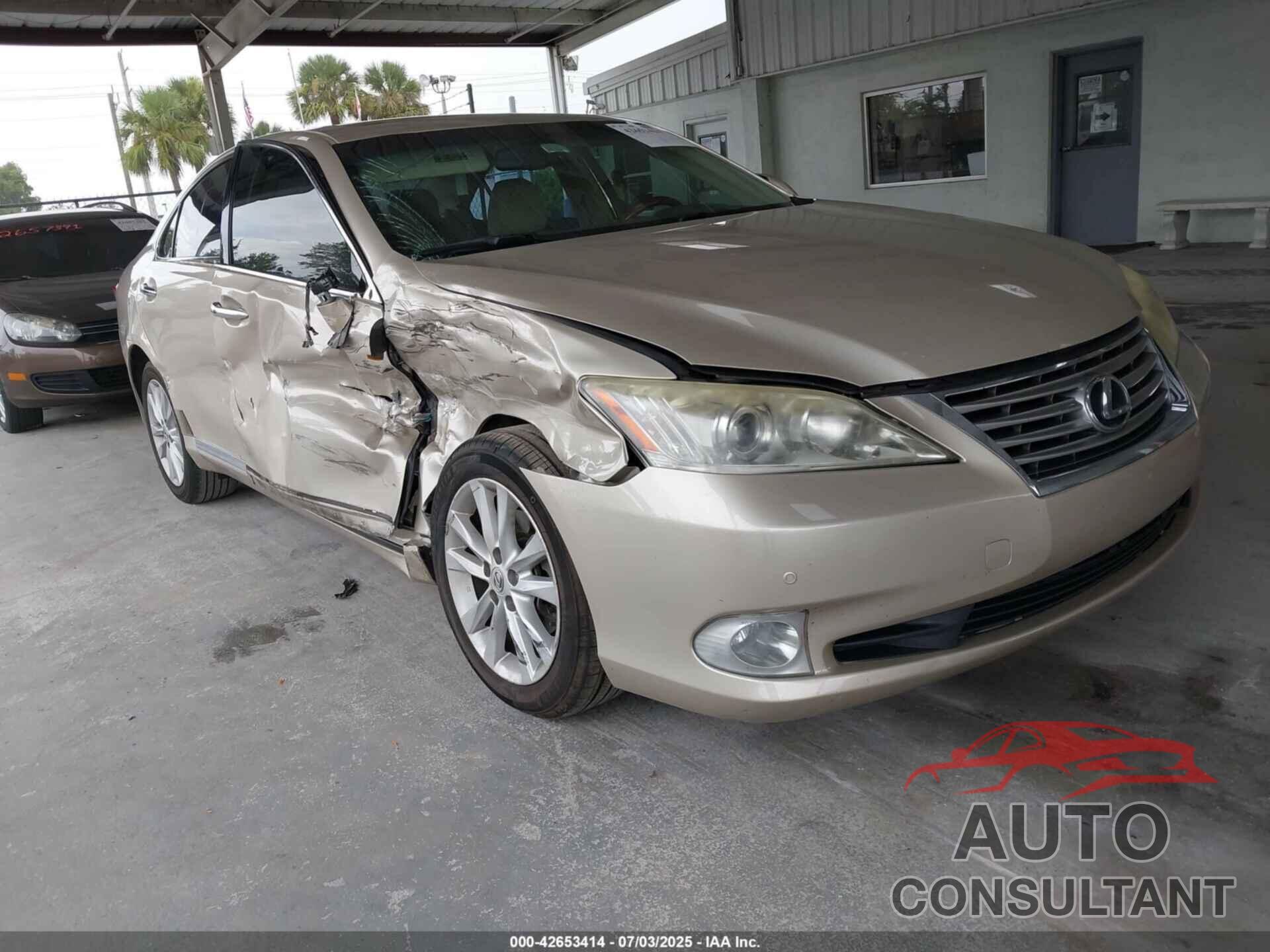 LEXUS ES 350 2011 - JTHBK1EG9B2457636