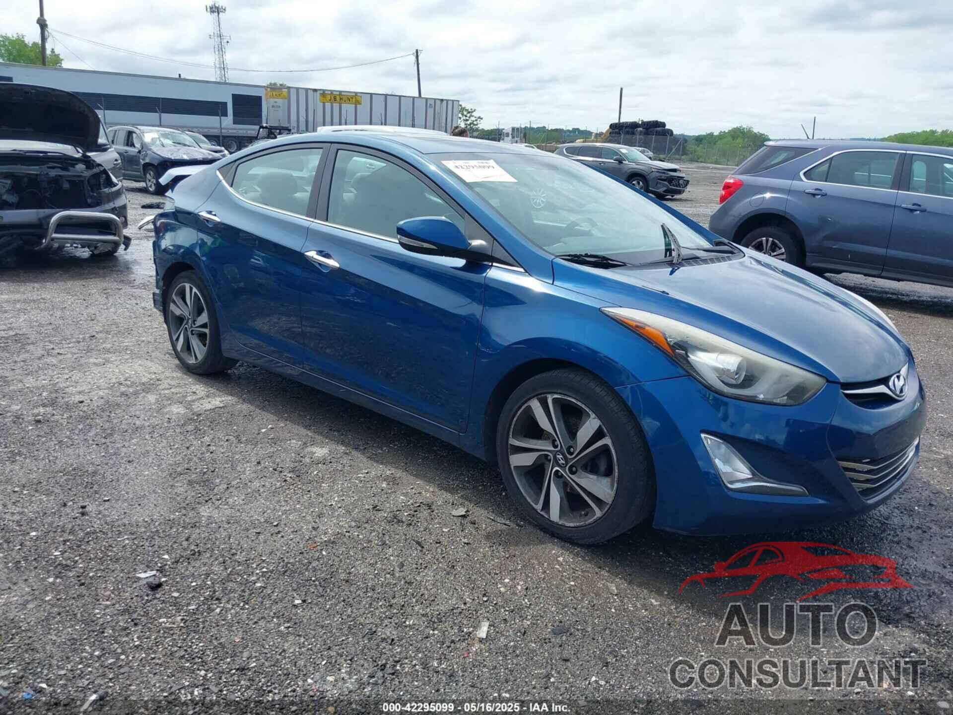 HYUNDAI ELANTRA 2015 - KMHDH4AE1FU373671