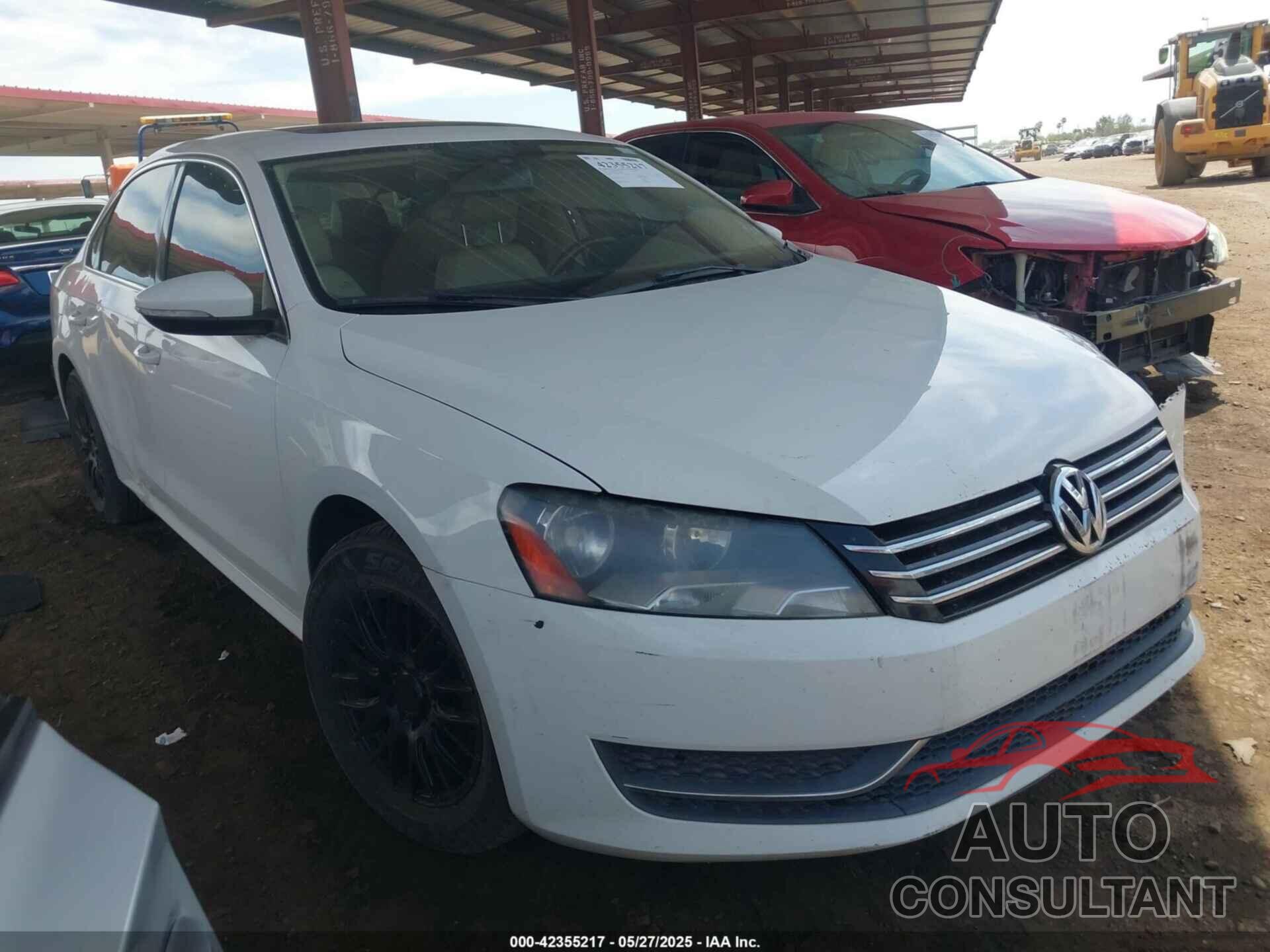 VOLKSWAGEN PASSAT 2012 - 1VWBP7A34CC026963