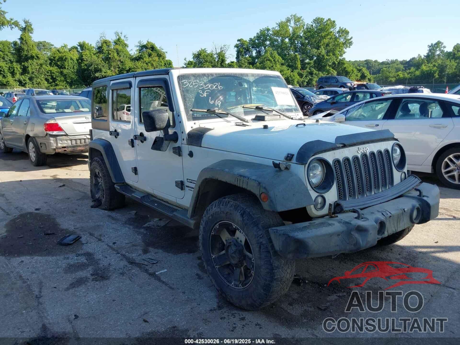 JEEP WRANGLER UNLIMITED 2016 - 1C4BJWDG5GL257423