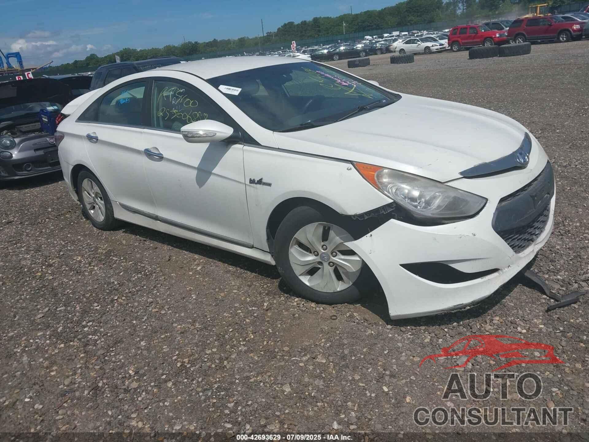 HYUNDAI SONATA HYBRID 2013 - KMHEC4A48DA051196