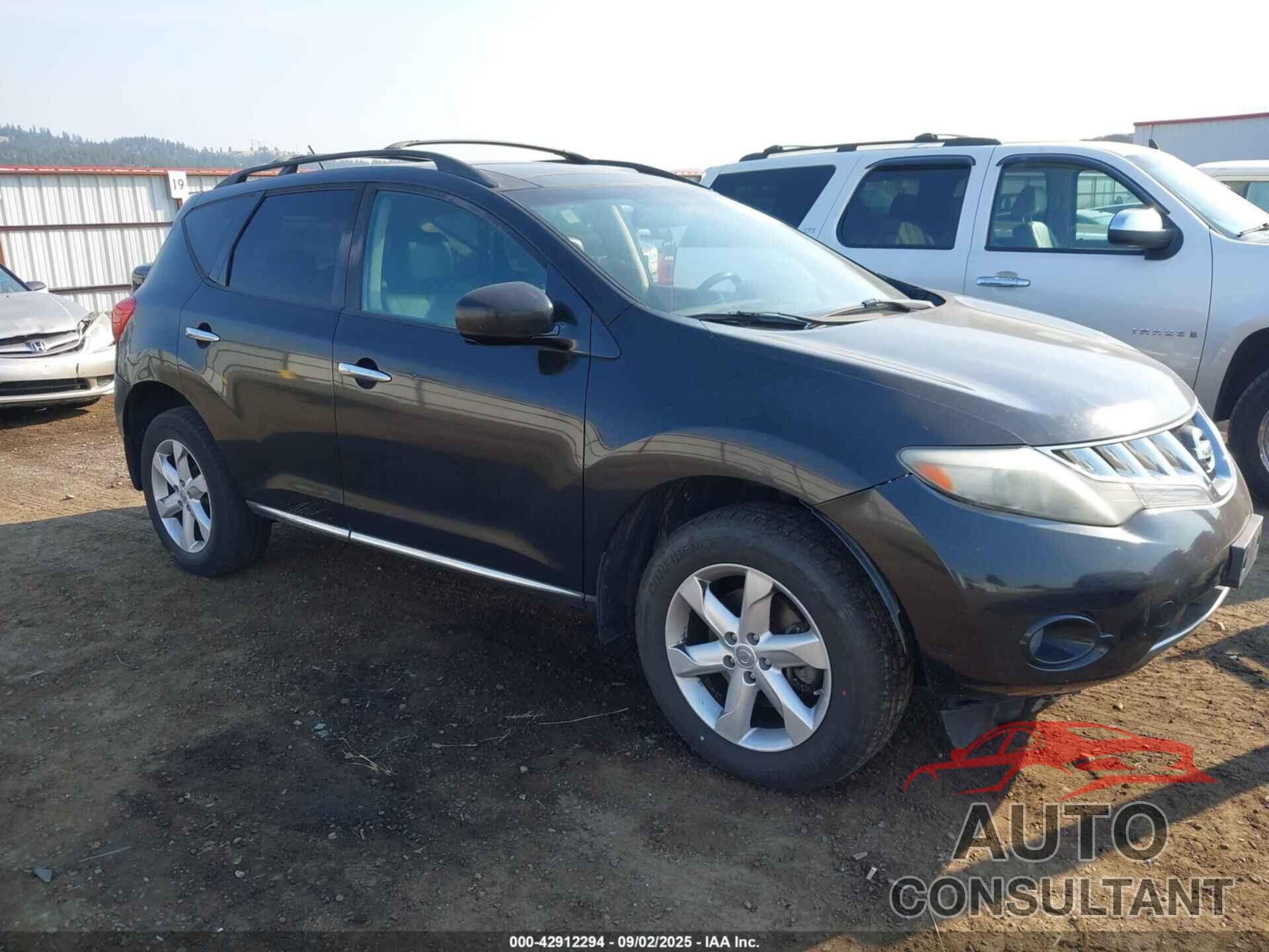 NISSAN MURANO 2010 - JN8AZ1MW9AW112488