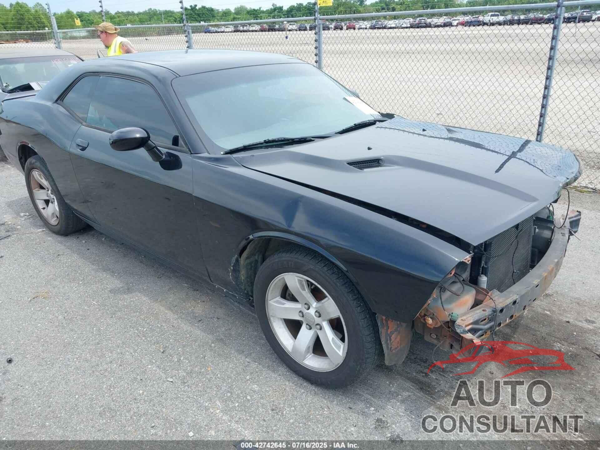 DODGE CHALLENGER 2012 - 2C3CDYAGXCH208869