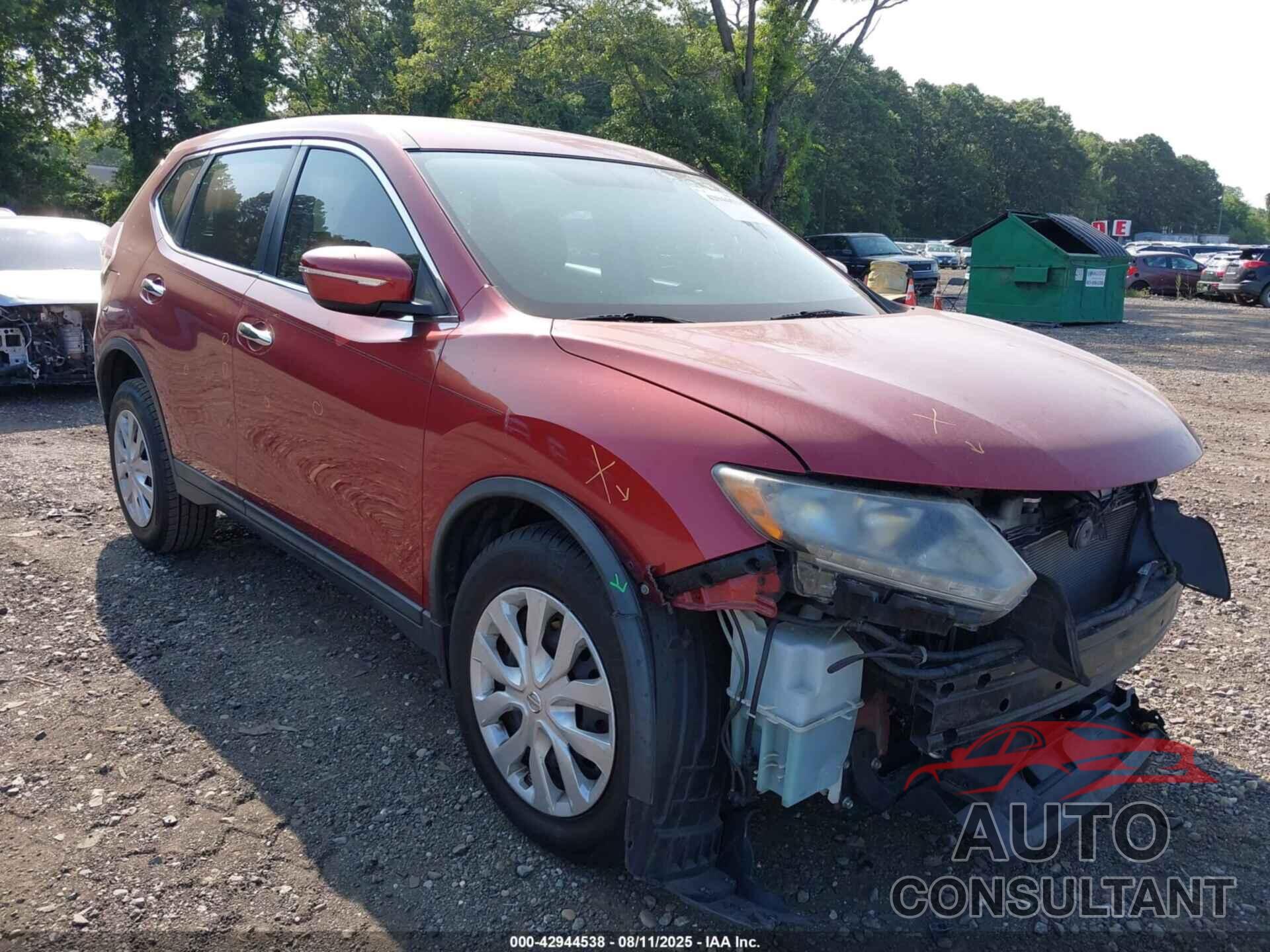 NISSAN ROGUE 2015 - KNMAT2MT3FP548957