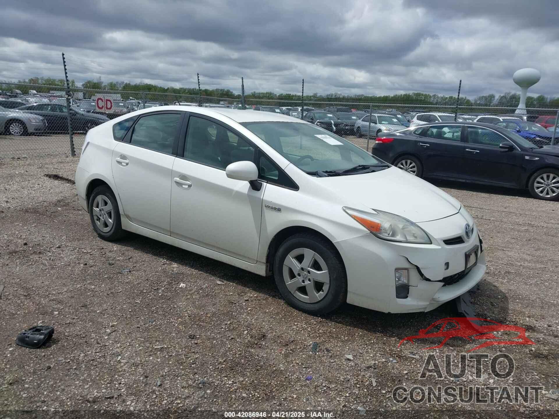 TOYOTA PRIUS 2010 - JTDKN3DU2A0220993