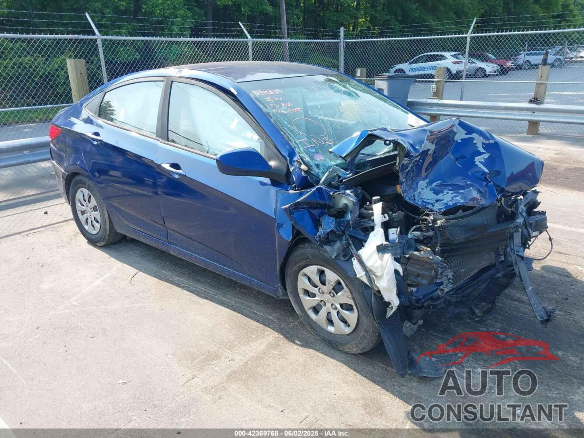 HYUNDAI ACCENT 2016 - KMHCT4AE1GU104680