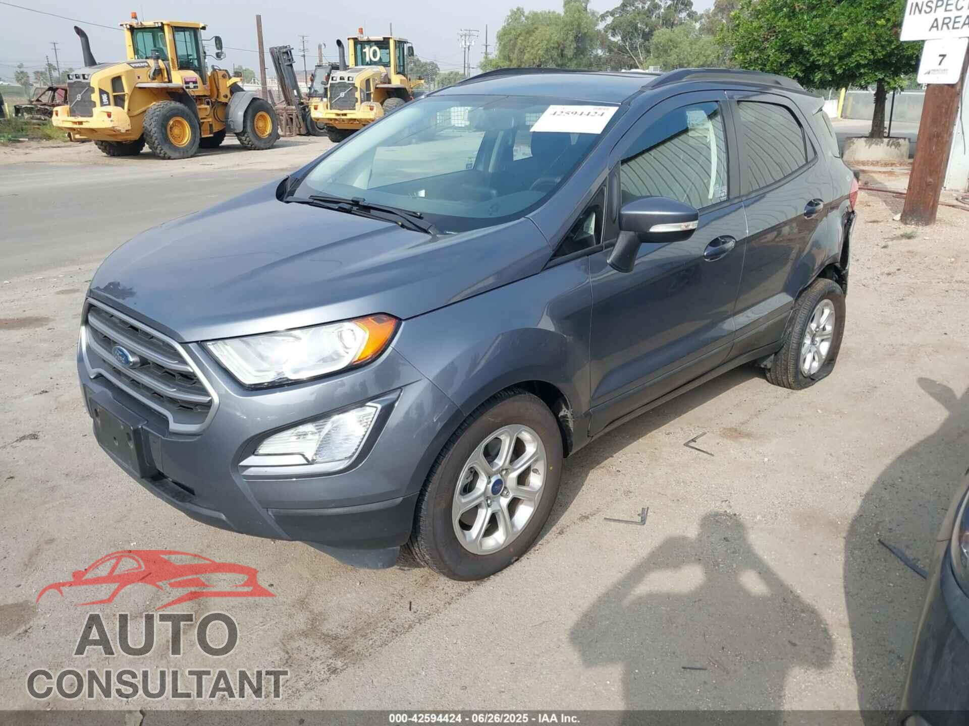 FORD ECOSPORT 2018 - MAJ3P1TE8JC164849