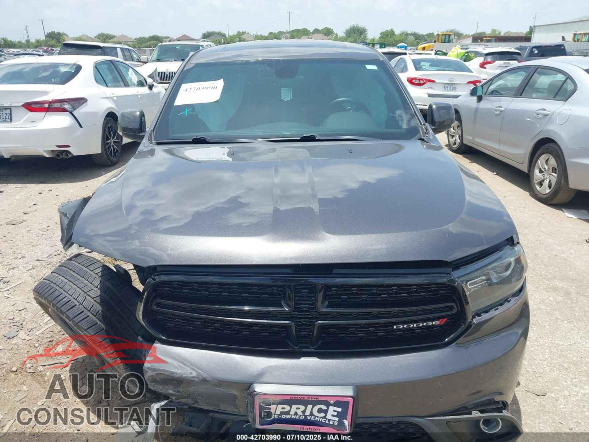 DODGE DURANGO 2017 - 1C4SDHCT0HC856247