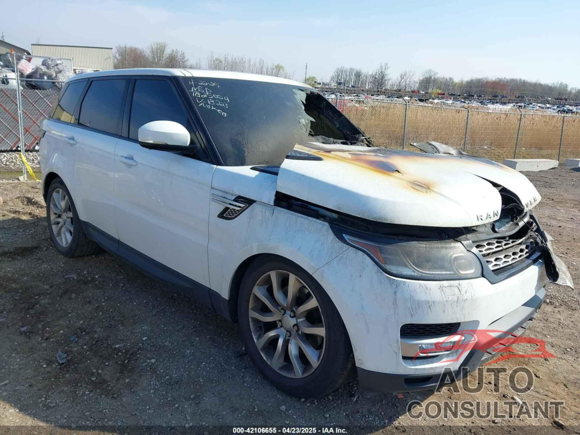 LAND ROVER RANGE ROVER SPORT 2015 - SALWR2VF1FA618223