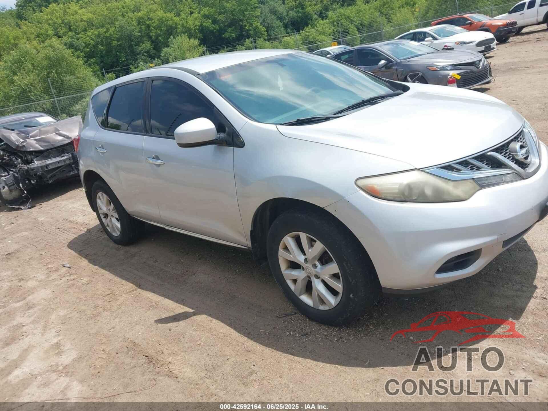 NISSAN MURANO 2012 - JN8AZ1MW2CW201662