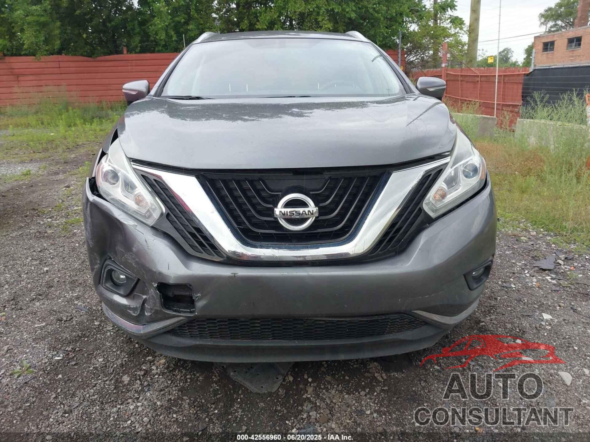 NISSAN MURANO 2015 - 5N1AZ2MH3FN203669