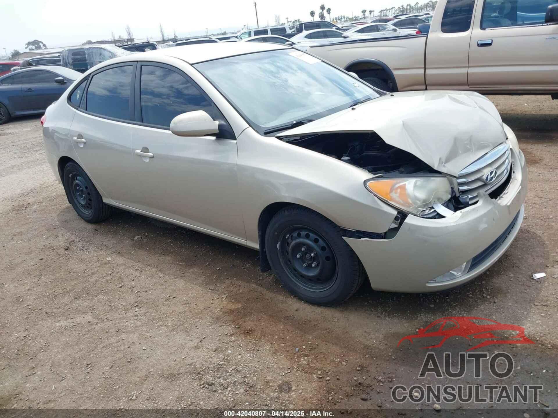 HYUNDAI ELANTRA 2010 - KMHDU4AD7AU202466