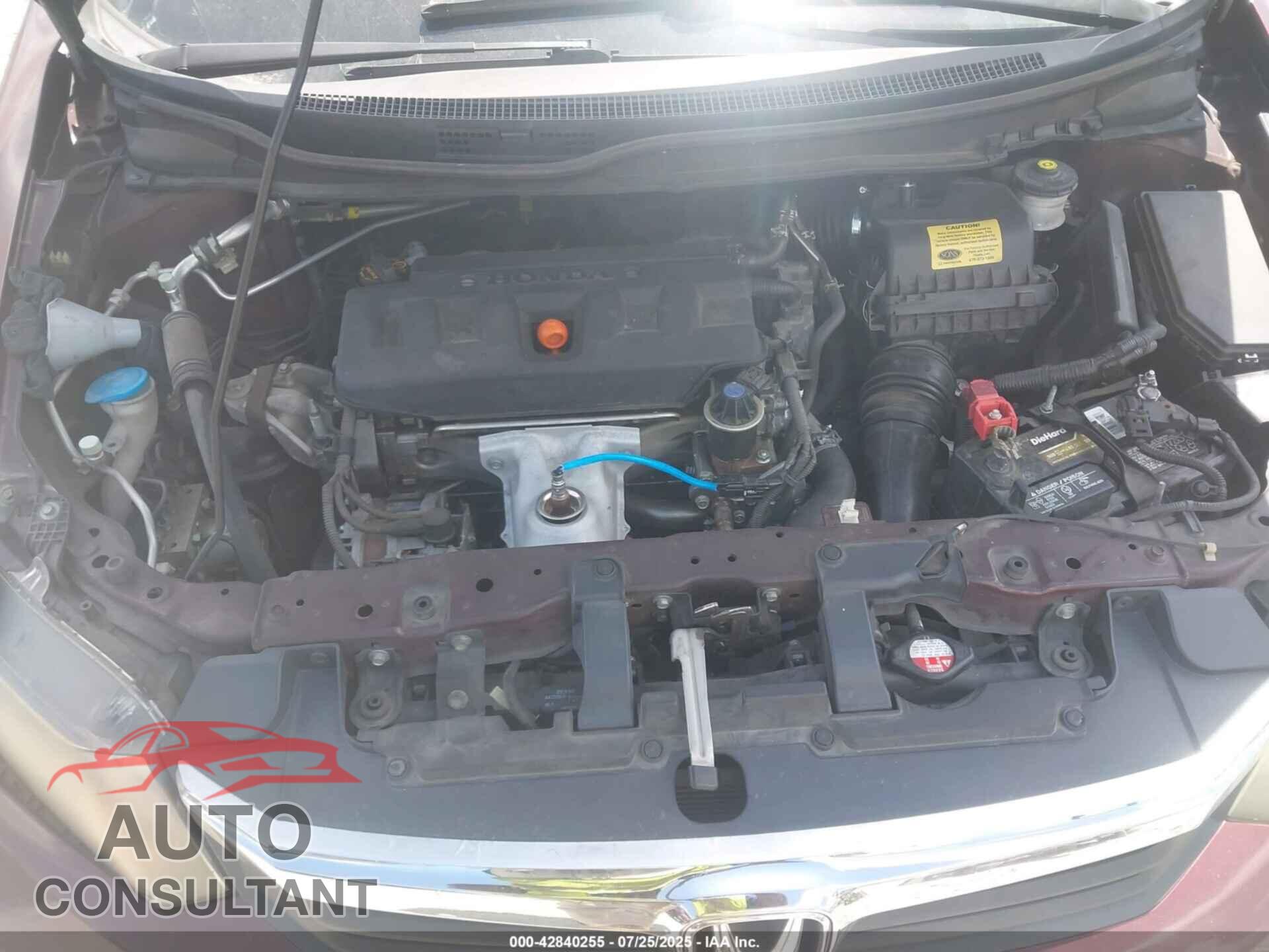 HONDA CIVIC 2012 - 2HGFB2F83CH572405