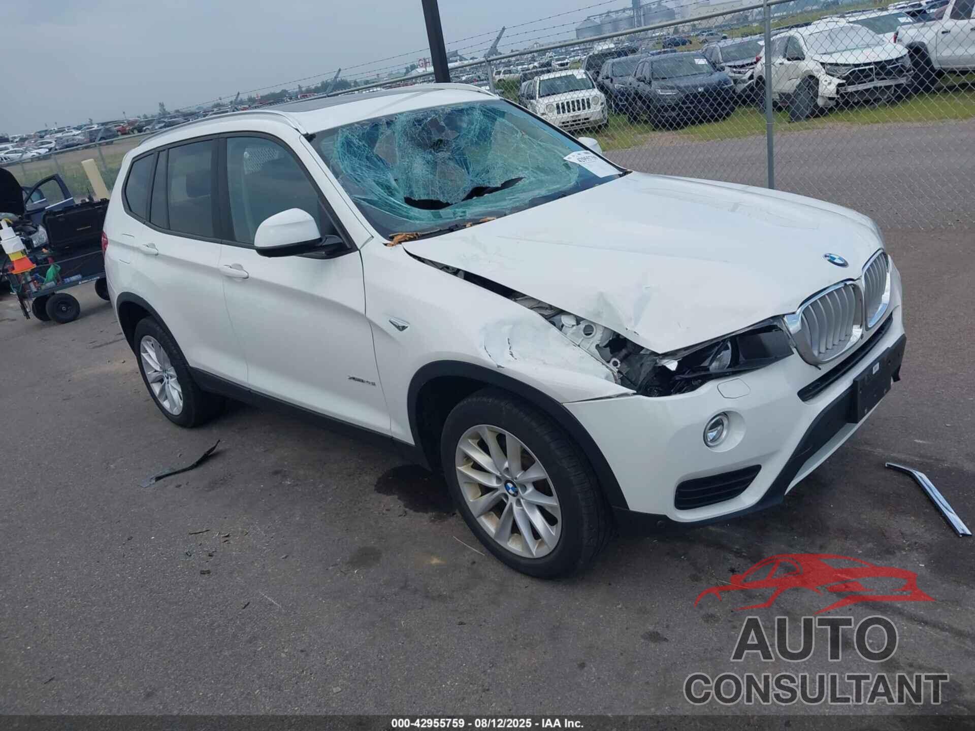 BMW X3 2017 - 5UXWX9C3XH0W77938