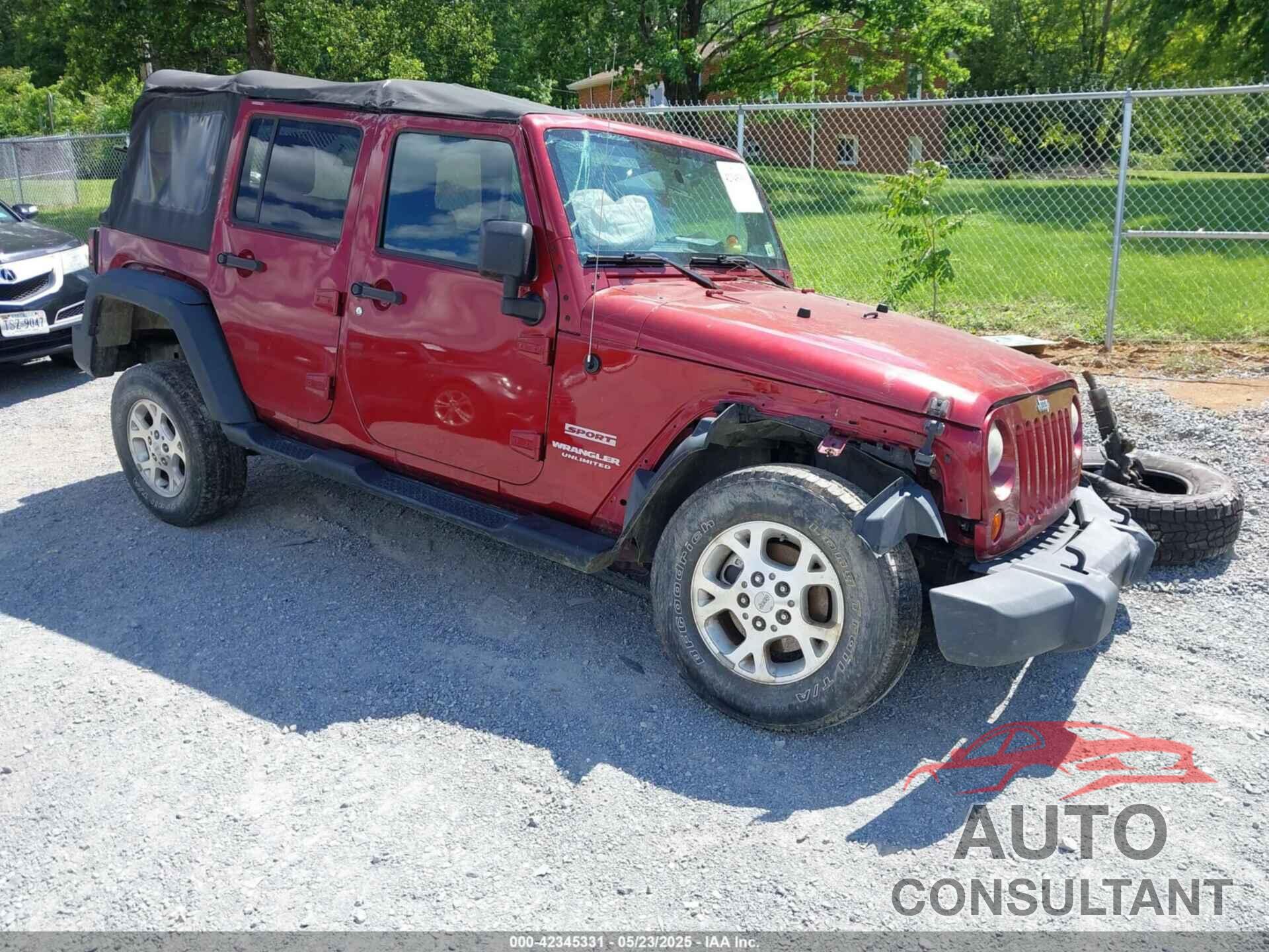 JEEP WRANGLER UNLIMITED 2013 - 1C4HJWDG1DL584083