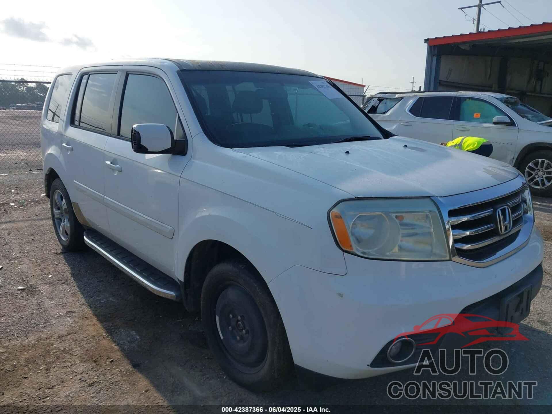 HONDA PILOT 2013 - 5FNYF3H62DB036193
