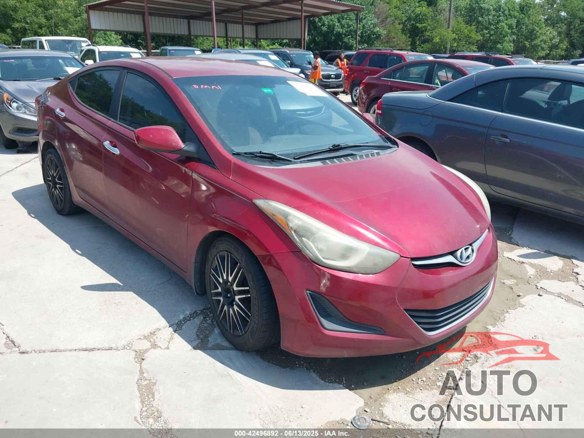 HYUNDAI ELANTRA 2016 - 5NPDH4AE2GH748757