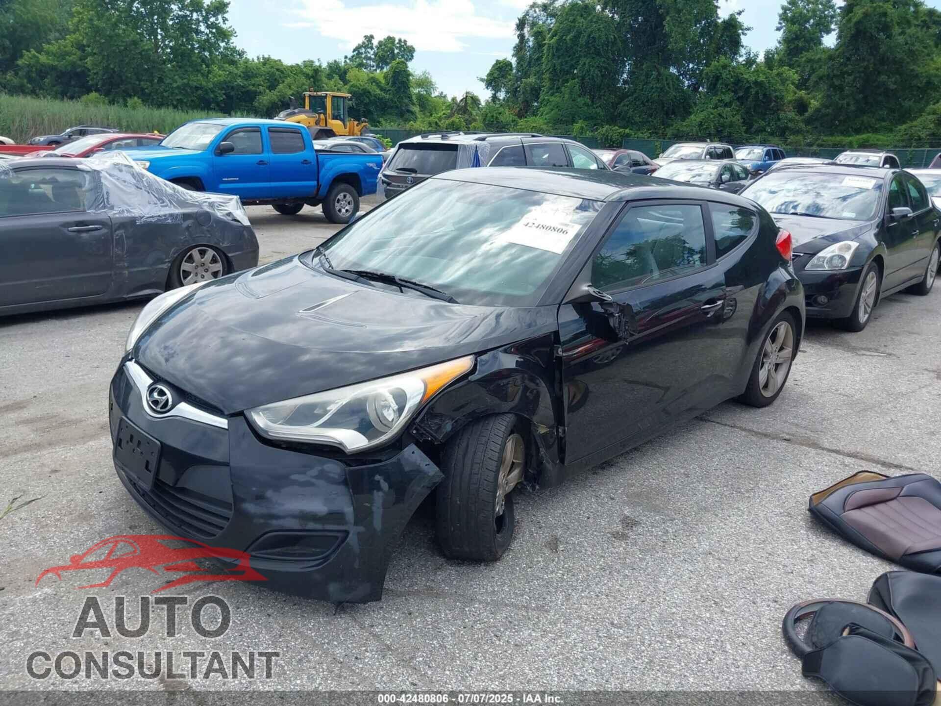 HYUNDAI VELOSTER 2012 - KMHTC6AD6CU078431