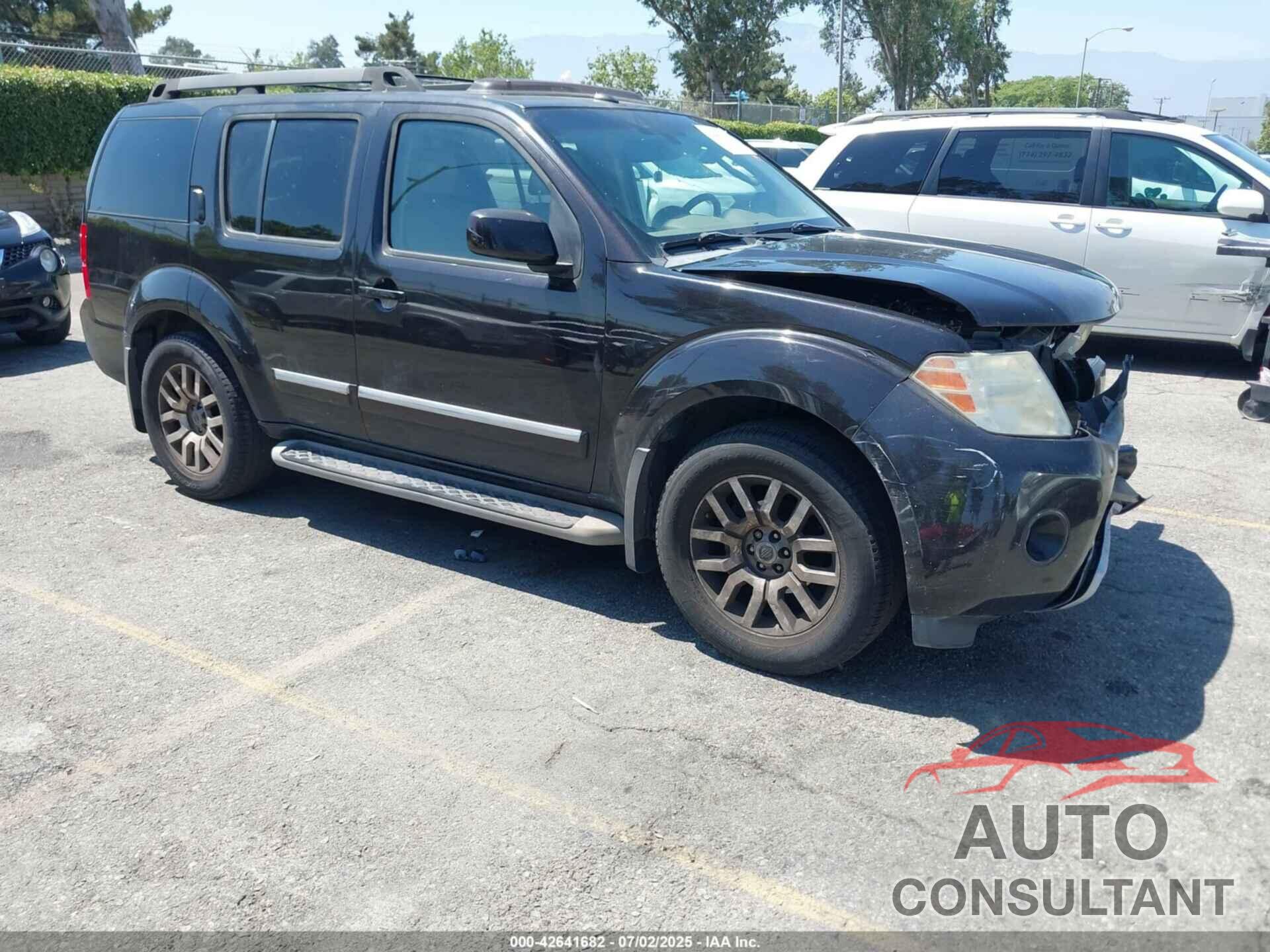 NISSAN PATHFINDER 2011 - 5N1AR1NN1BC620292
