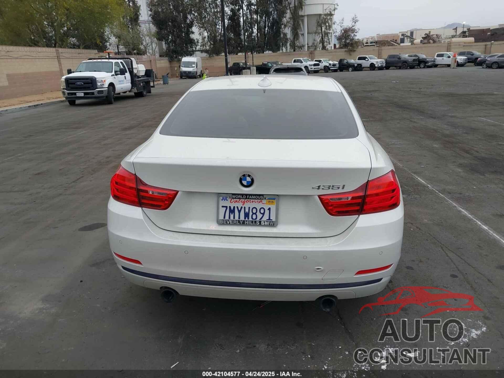 BMW 435I 2015 - WBA3R1C50FK194927