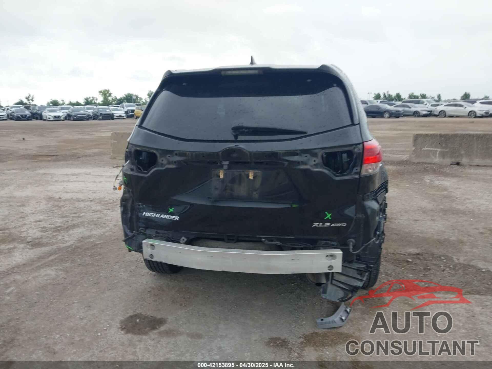 TOYOTA HIGHLANDER 2019 - 5TDJZRFHXKS573838