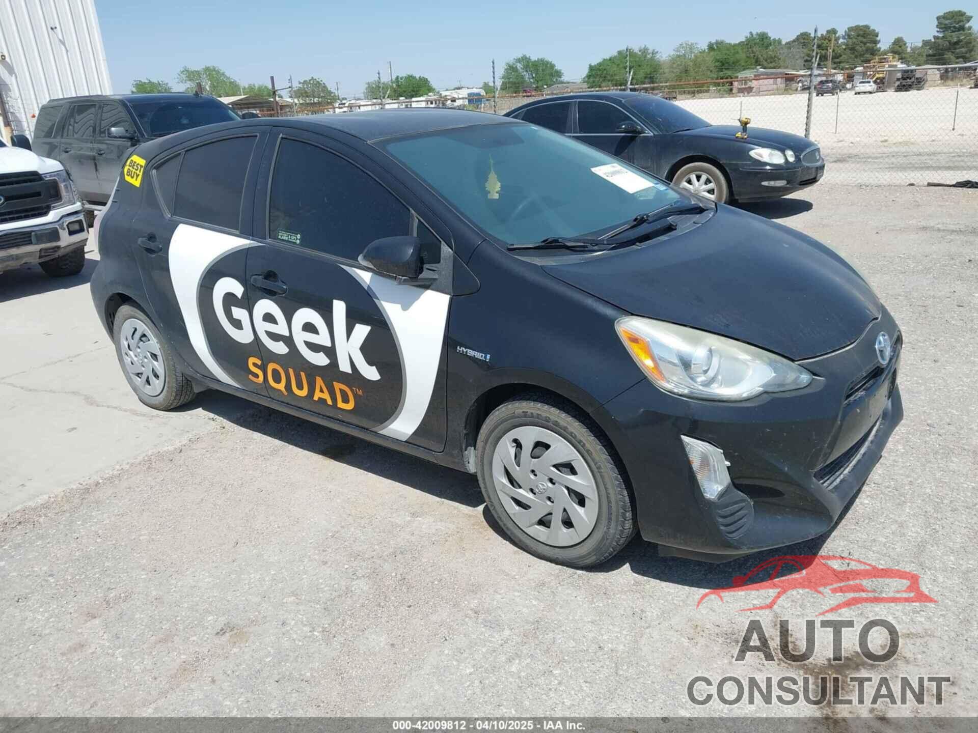 TOYOTA PRIUS C 2016 - JTDKDTB35G1122931