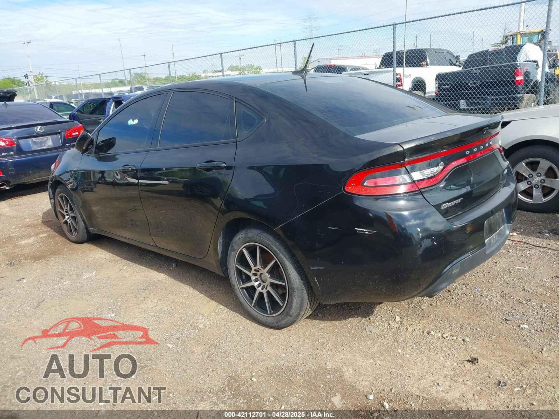 DODGE DART 2014 - 1C3CDFEB3ED920207