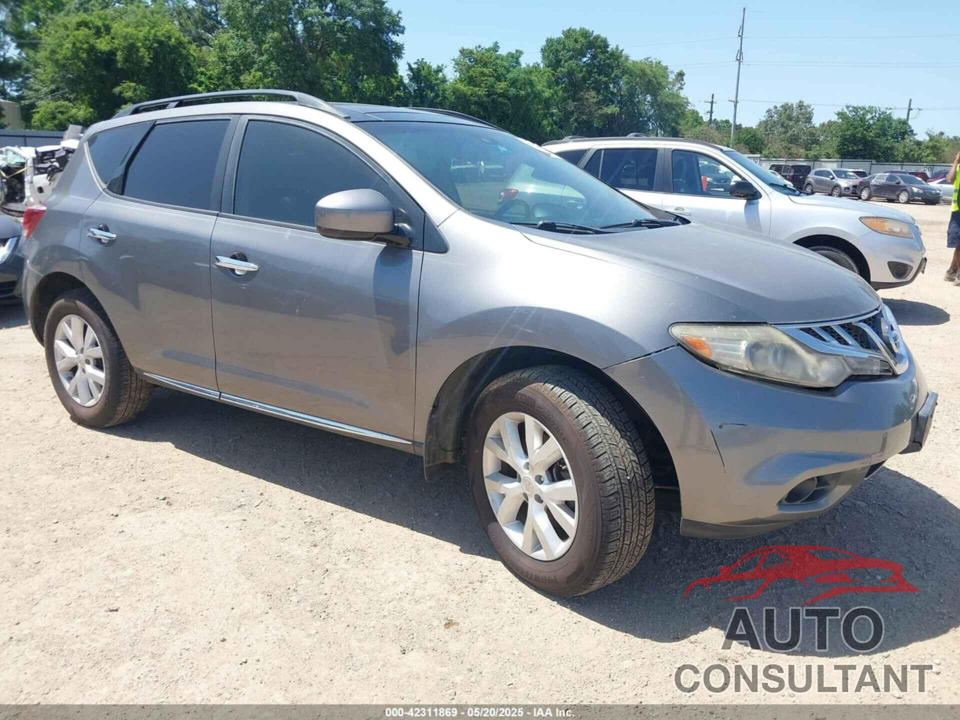 NISSAN MURANO 2013 - JN8AZ1MU2DW205081
