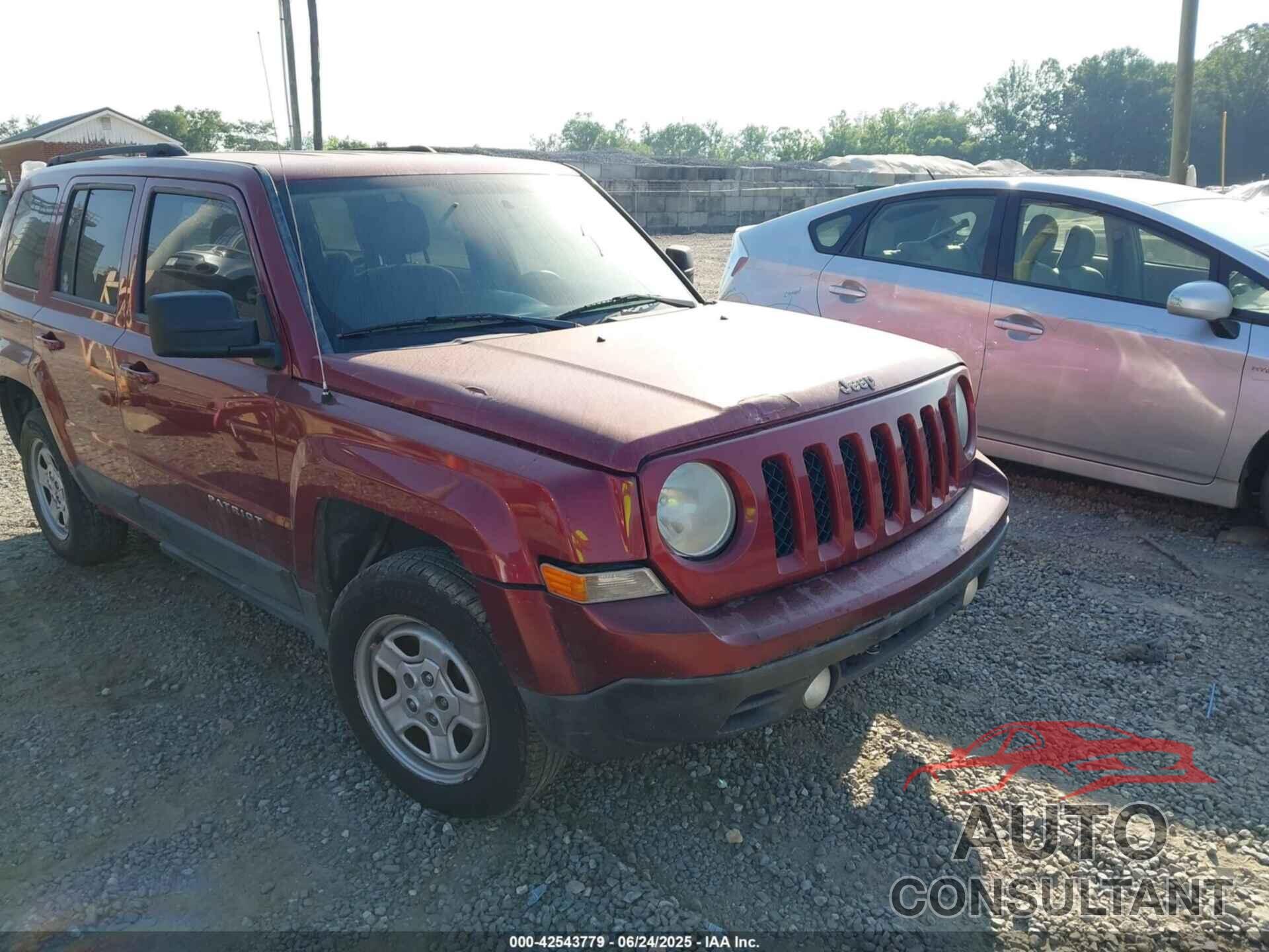 JEEP PATRIOT 2013 - 1C4NJPBAXDD186629