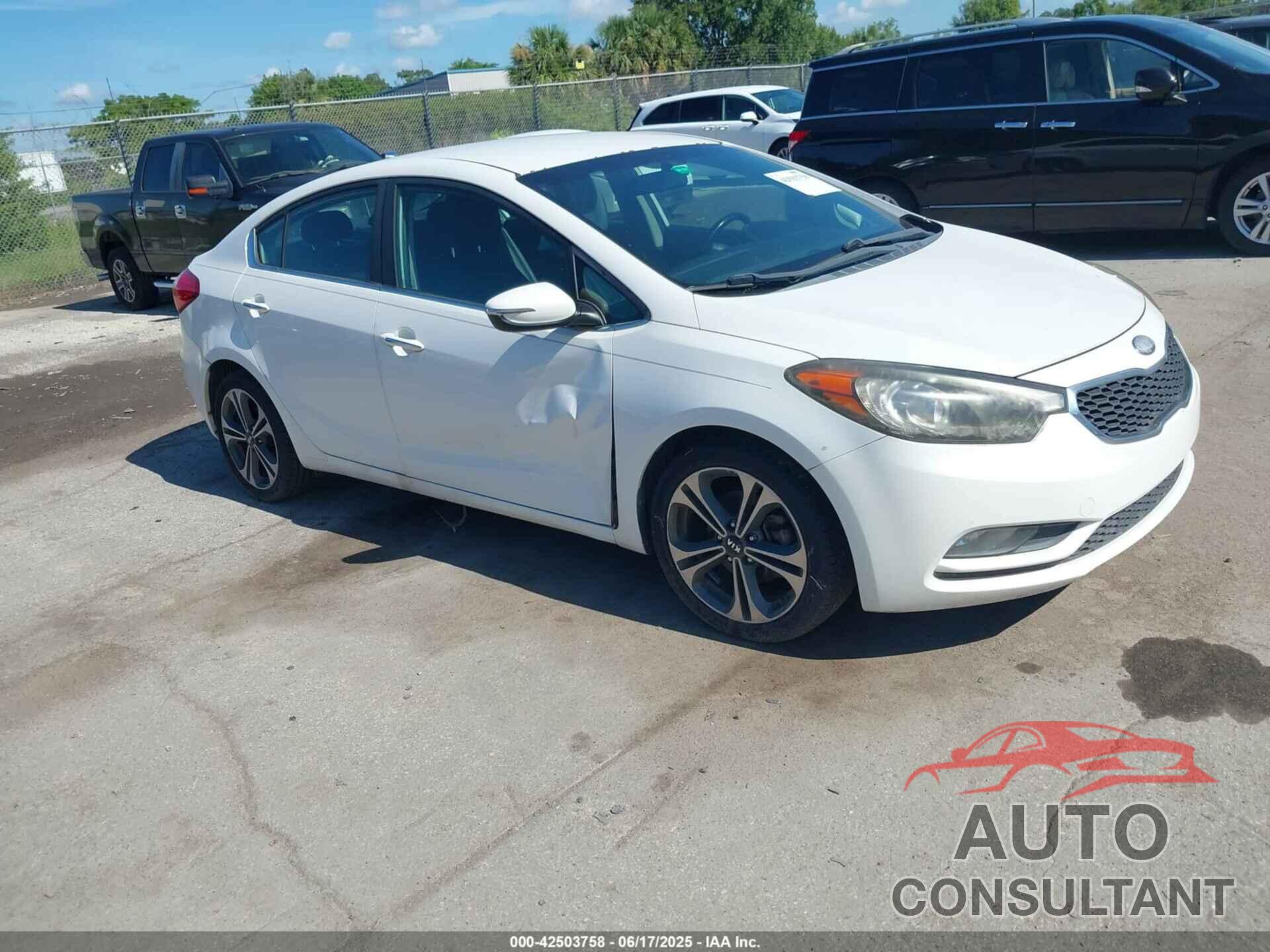 KIA FORTE 2014 - KNAFX4A85E5100054